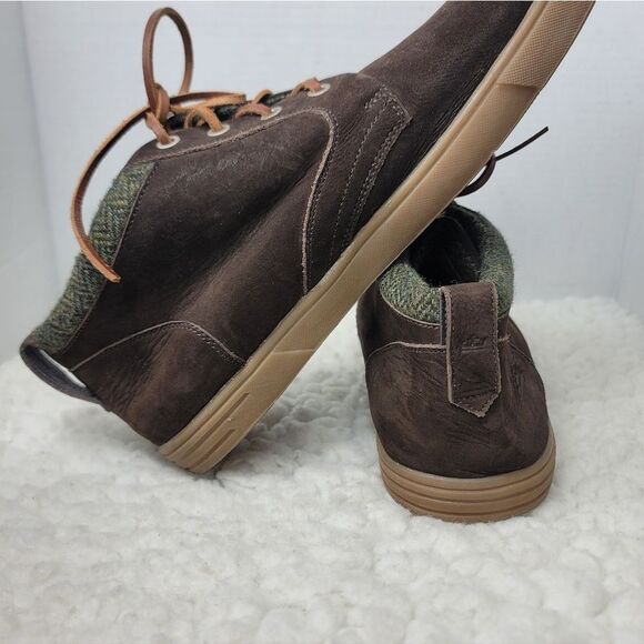 Peter Millar Men’s Leather Chukka Sneakers Brown Mid Top Casual Shoes Size 10 main image 6